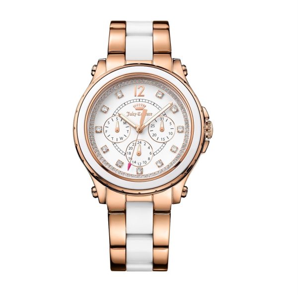 Juicy Couture with 38X38 MM White Watch Band; 1901303 Online