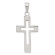 Sterling Silver 48X21MM Cross Pendant. Chain Not Included Supply