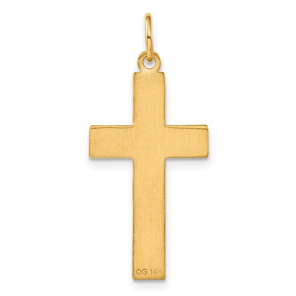 14k Cross Charm Discount