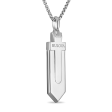 Bulova Marc Anthony Collection Sterling Silver and Steel Diamond Accent Cross Pendant Cheap