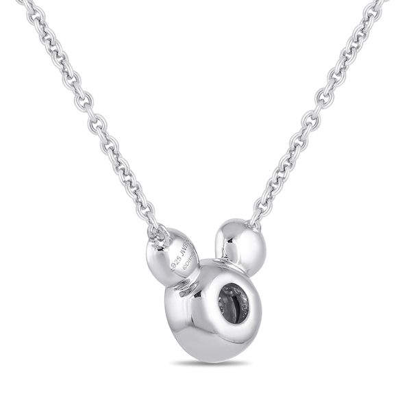 Disney Jewels Diamond Accent Mickey Mouse Pendant in Sterling Silver For Cheap