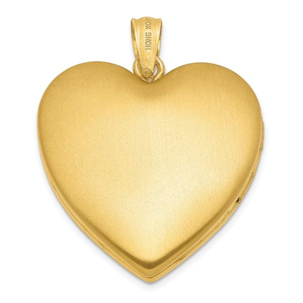 Gold Plated Sterling Silver Cross Heart Locket Ash Holder Pendant. Chain Not Included on Sale