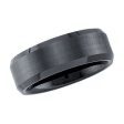 8MM Wedding Ring in Black Tungsten on Sale