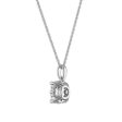 Red Hot Deal  1 2 CTW Round Lab Grown Diamond Cluster 18-inch Pendant in 10KT White Gold Sale