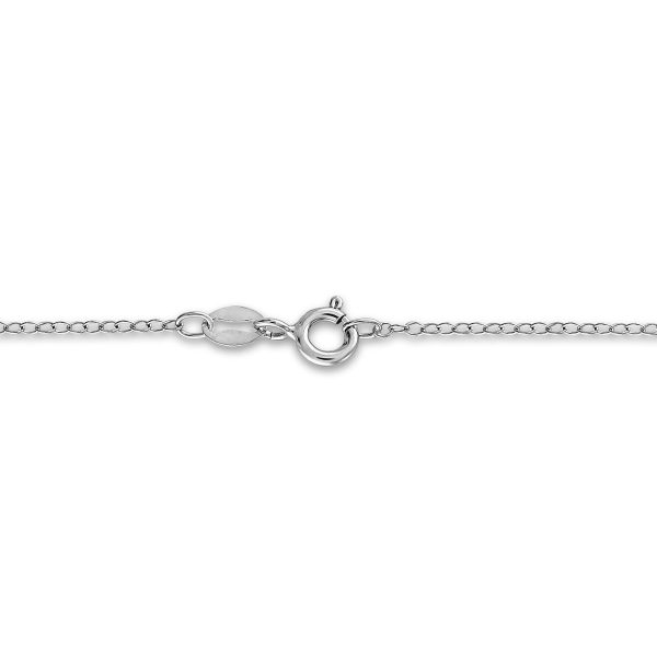 1 10 CTW Diamond 18-inch Heart Lock and Key Pendant in Sterling Silver For Sale