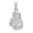 14KT White Gold 22X12MM Boxing Glove Pendant. Chain Not Included on Sale