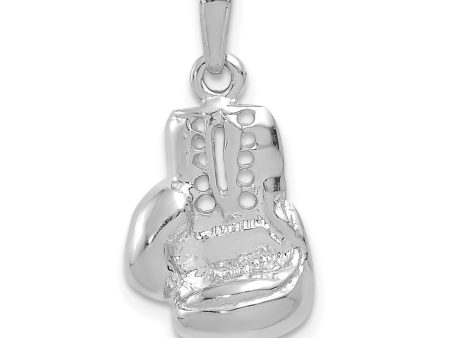 14KT White Gold 22X12MM Boxing Glove Pendant. Chain Not Included on Sale