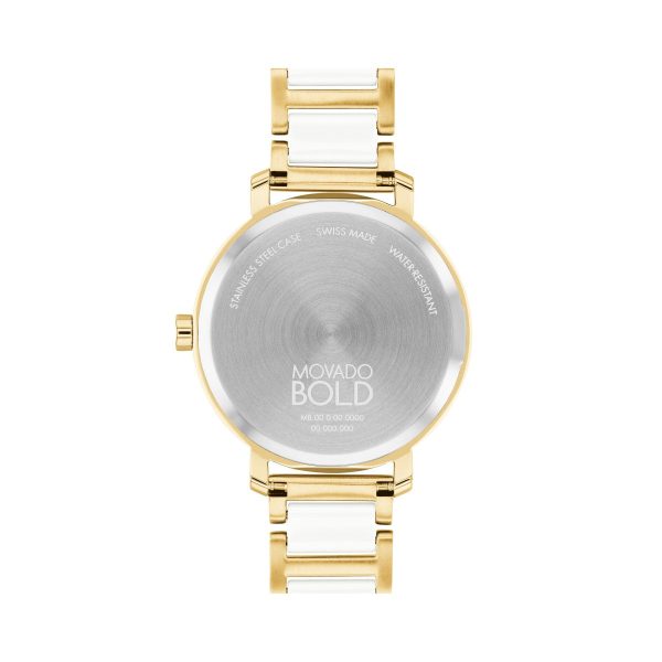 Movado BOLD Evolution Two-Tone Watch with 34MM Crystal Dot Dial. 3601238 Online Sale