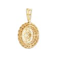 2-1 2 CTW Diamond Miami Cuban Link Medal 18-inch Pendant in 10KT Yellow Gold. Chain not Included Cheap