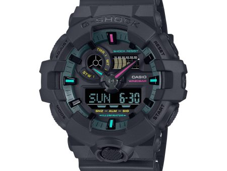 G-Shock Analog Digital GA700 Series with 57x53MM Dial. GA700MF-1A Online now