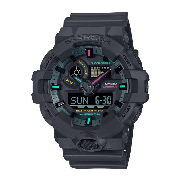 G-Shock Analog Digital GA700 Series with 57x53MM Dial. GA700MF-1A Online now