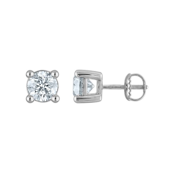 EcoLove 2 CTW Lab Grown Diamond Stud Earrings in 10KT Gold Online Hot Sale