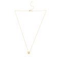 14KT Yellow Gold 18-inch 7MM Heart Pendant Discount