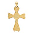 14KT Yellow Gold 65X37MM Cross Pendant. Chain Not Included For Sale