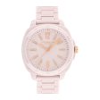 Coach with 38MM Pink Round Dial with Crystals Ceramic Watch. Kitt 14504408 Sale