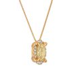 Signature EcoLove 1-3 4 CTW Fancy Yellow Lab Grown Diamond Pendant in 14KT Yellow Gold Online Hot Sale