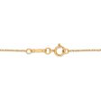 LoveSong EcoLove 1 4 CTW Lab Grown Diamond Infinity 18-inch Pendant in 10KT Yellow Gold Fashion