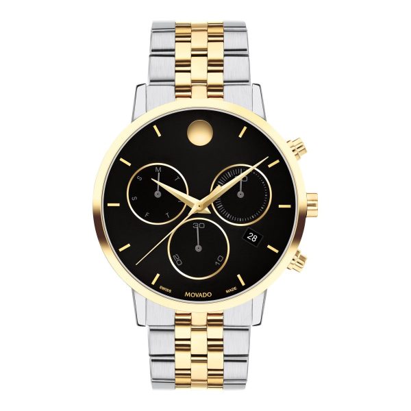 Movado 42MM Two-Tone Museum Classic. 0607777 on Sale