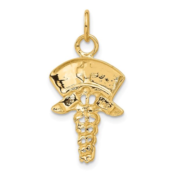 14k Nurse Symbol Charm Discount