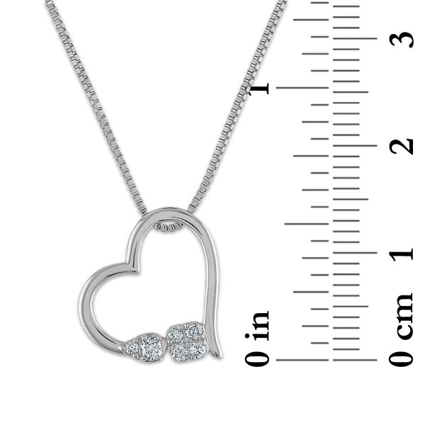 LoveSong EcoLove 1 10 CTW Lab Grown Diamond Two Pendant Fashion