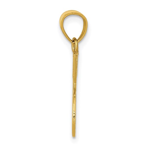 14k Double Tennis Racquet Charm Discount