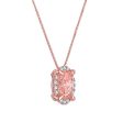 Signature EcoLove 1-3 4 CTW Fancy Pink Lab Grown Diamond Pendant in 14KT Rose Gold Supply