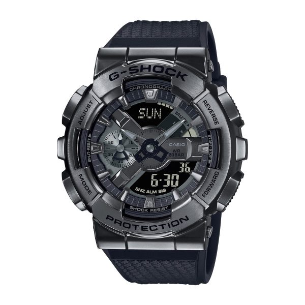 G-Shock Analog-Digital 51MM Black Stainless Steel Case Resin Band. GM110BB-1A Online