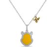 Disney Jewels Diamond Accent Winnie The Pooh Pendant in Sterling Silver For Discount