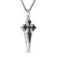 Bulova Marc Anthony Collection Sterling Silver and Diamond Cross Pendant Fashion