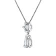 Signature EcoLove 1 CTW Lab Grown Diamond 18-inch Pendant in 14KT White Gold Online