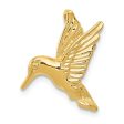 14KT Yellow Gold 19X18MM Hummingbird Pendant. Chain Not Included Sale