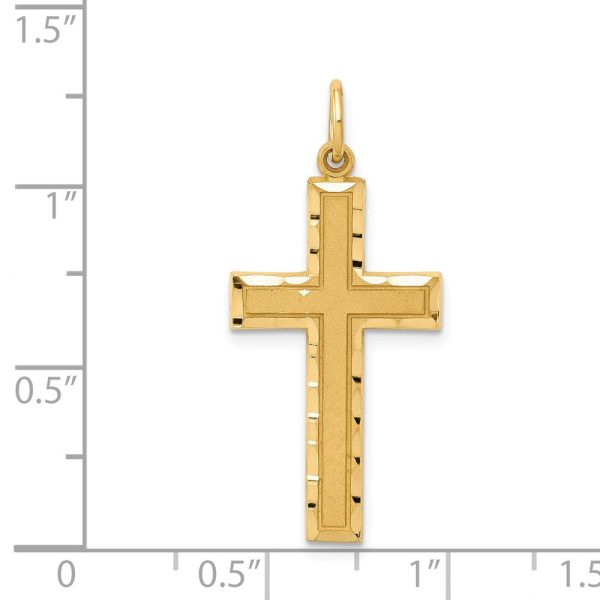 14k Cross Charm Discount