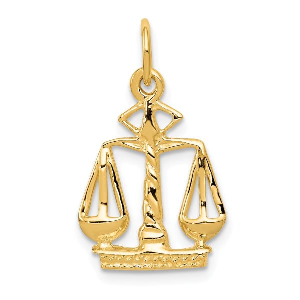 14k Scales Of Justice Charm Online now