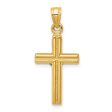 14k Hollow Crucifix Pendant. Chain not Included Hot on Sale