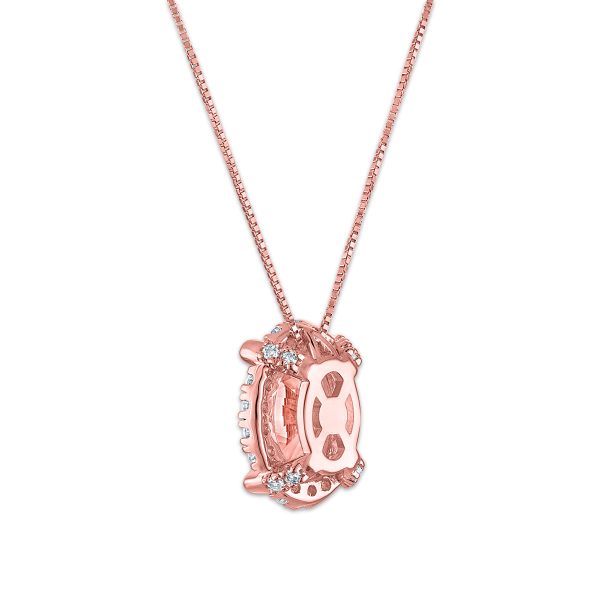 Signature EcoLove 1-3 4 CTW Fancy Pink Lab Grown Diamond Pendant in 14KT Rose Gold Supply