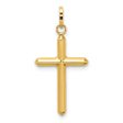 14KT Yellow Gold Cross Pendant. Chain Not Included Sale