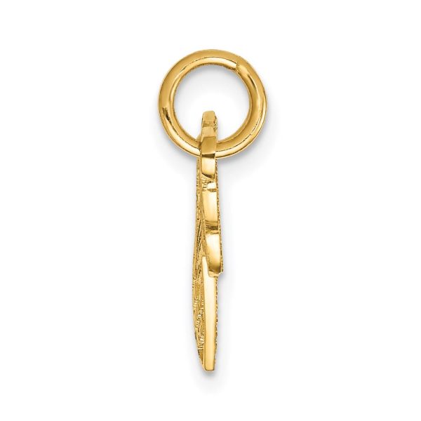 14KT Yellow Gold 19X23MM Break-Apart Heart Key Charm on Sale