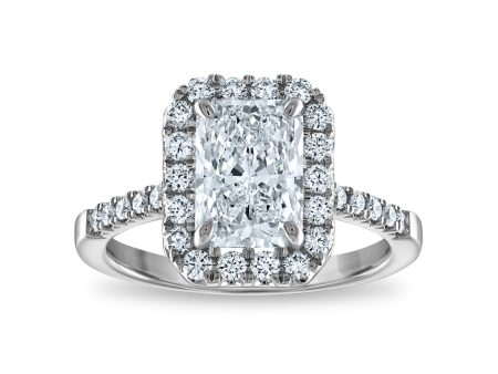 Signature EcoLove Diamond Dreams 2-1 2 CTW Diamond Halo Engagement Ring in Platinum on Sale