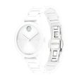 Movado BOLD Evolution 2.0 34MM White Dial Ceramic Watch. 3601233 Cheap