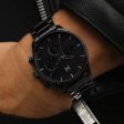 MVMT Airhawk 42MM Black Chronograph Watch in Black Stainless Steel. 28000232-D Online