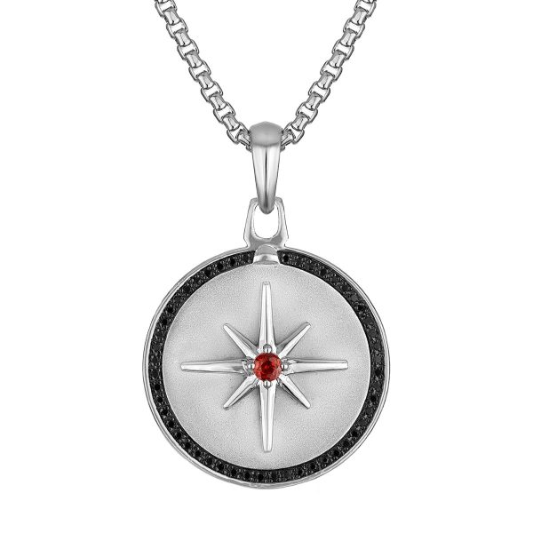 Bulova Marc Anthony Collection Sterling Silver and 1 4 CTW Diamond 26-inch Pendant Sale