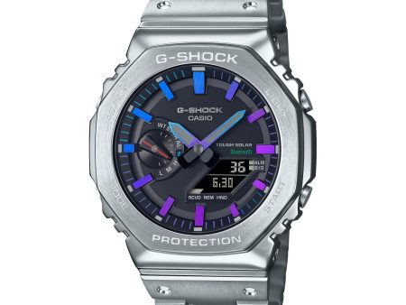 G-Shock Full Metal 2100 Series with 50x44MM Dial. GMB2100PC-1A. Comes with Free G-Shock Organizer Bag. Fashion