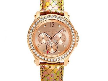 Juicy Couture Rosetone Leather Band Strap; 1901065 Fashion