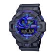 G-Shock with 57X53 MM Blue Round Dial Resin Band Strap. GA700VB-1A Cheap