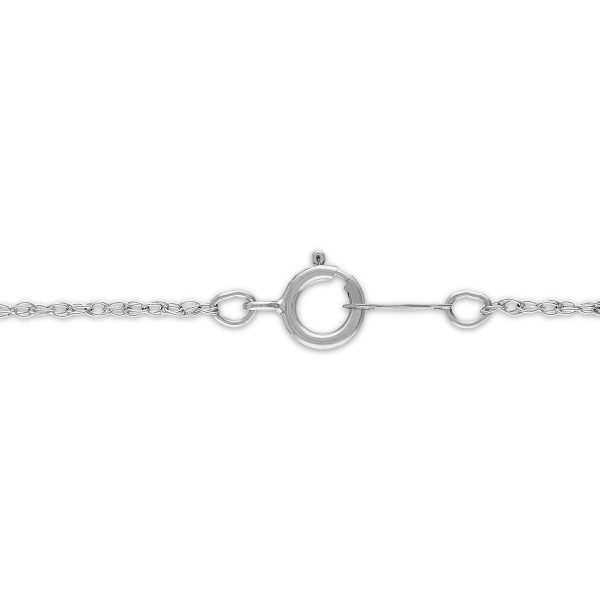 14KT White Gold 2 CTW Diamond 29X21MM 18-inch Cross Pendant Cheap