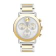 Movado BOLD Evolution 42MM Two-tone Stainless Steel Chronograph Watch. 3600888 on Sale