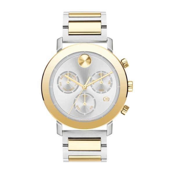 Movado BOLD Evolution 42MM Two-tone Stainless Steel Chronograph Watch. 3600888 on Sale