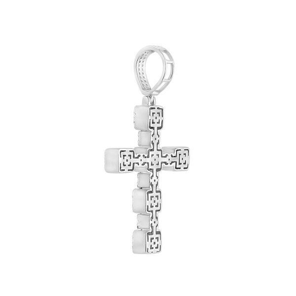 10KT Yellow Gold 1-1 4 CTW Diamond 55X29MM Cross Pendant. Chain Not Included Online