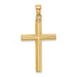 14KT Yellow Gold 40X20MM Cross Pendant-Chain Not Included on Sale