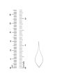 3 4 CTW Diamond 18-inch Large Teardrop Pendant in 10KT White Gold Fashion